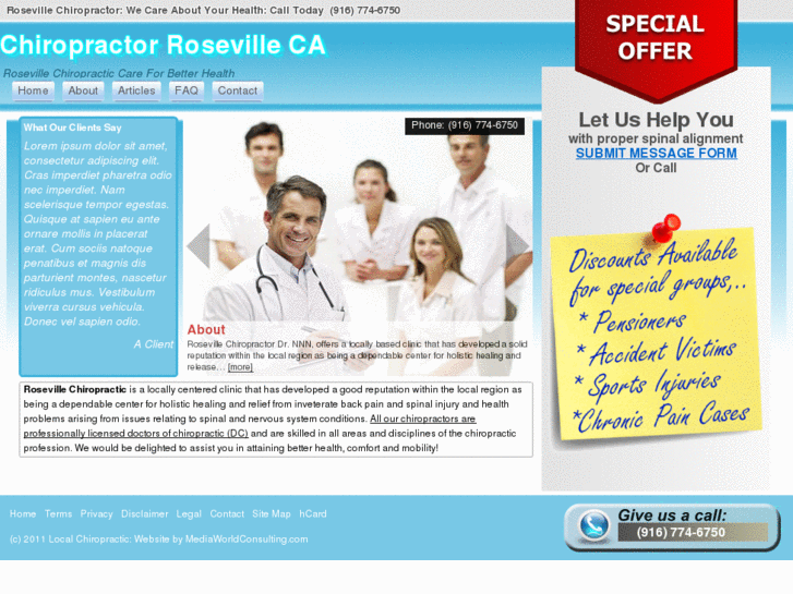 www.chiropractorrosevilleca.com