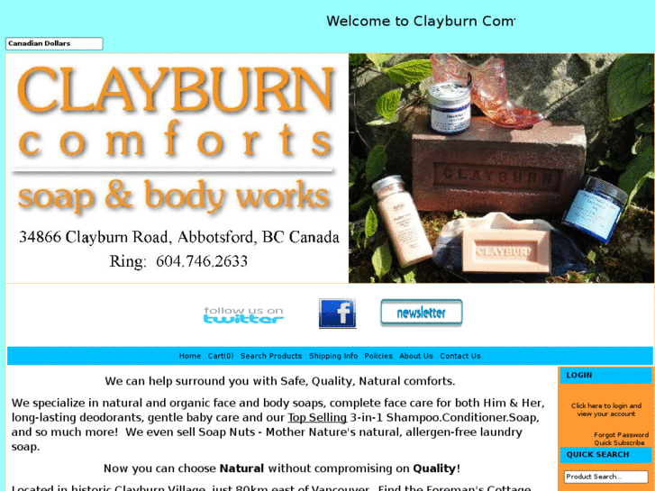 www.clayburncomforts.com