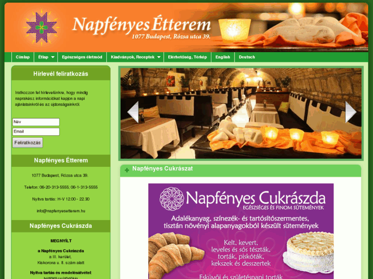 www.napfenyesetterem.hu