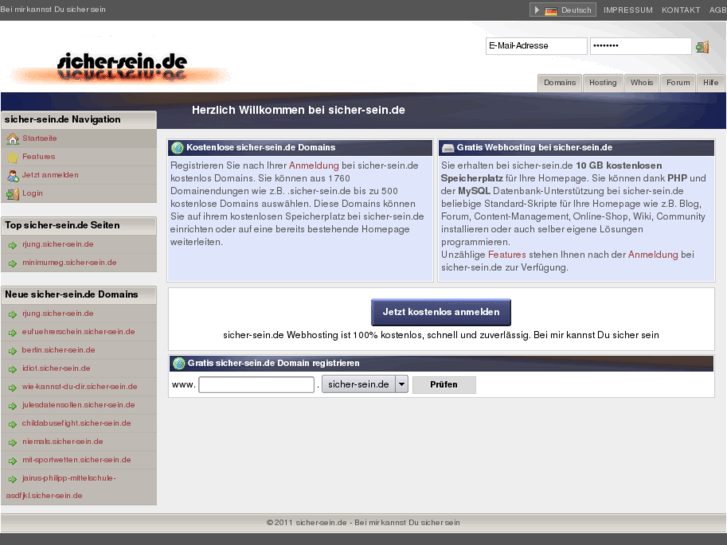 www.sicher-sein.de