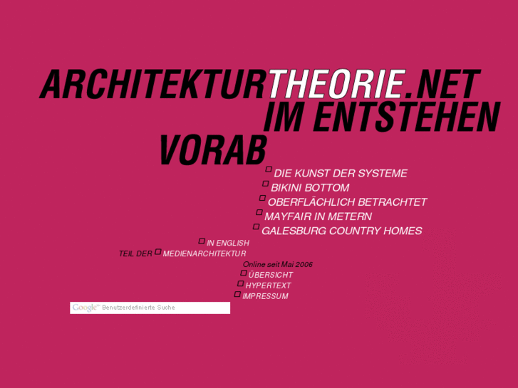 www.architekturtheorie.net