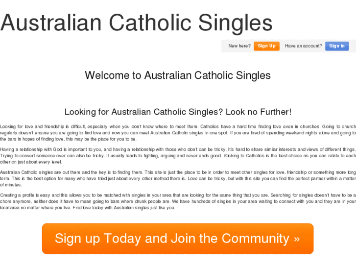 www.australiancatholicsingles.com