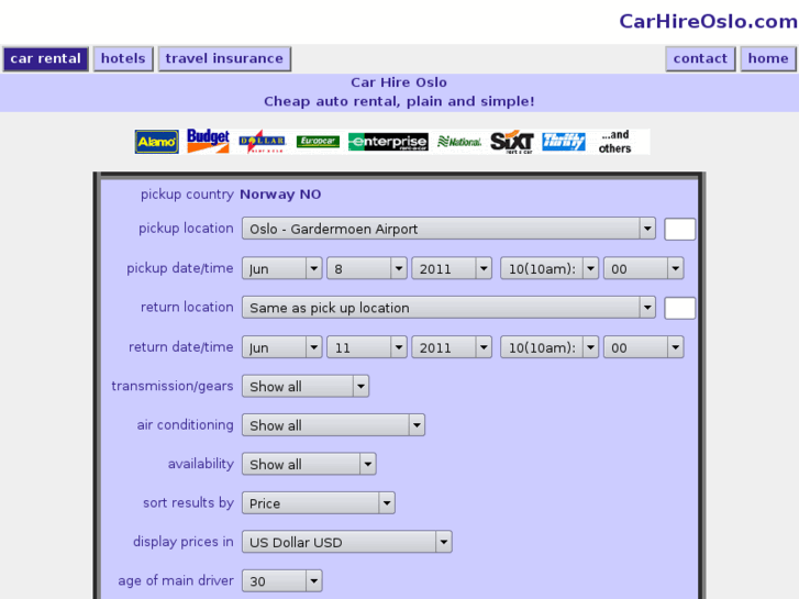www.carhireoslo.com