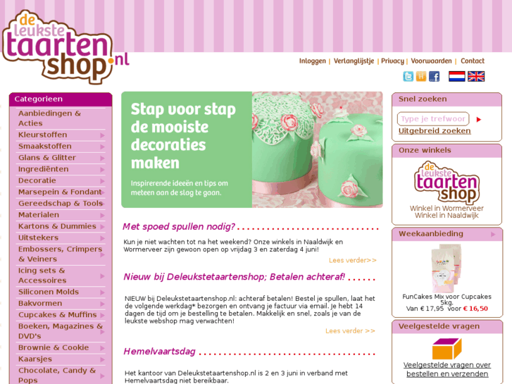 www.deleukstetaartenshop.nl