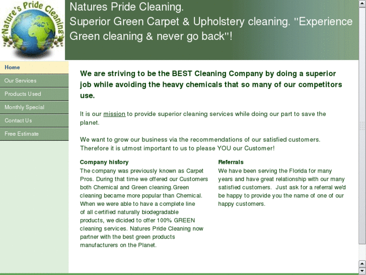 www.naturespridecleaning.com