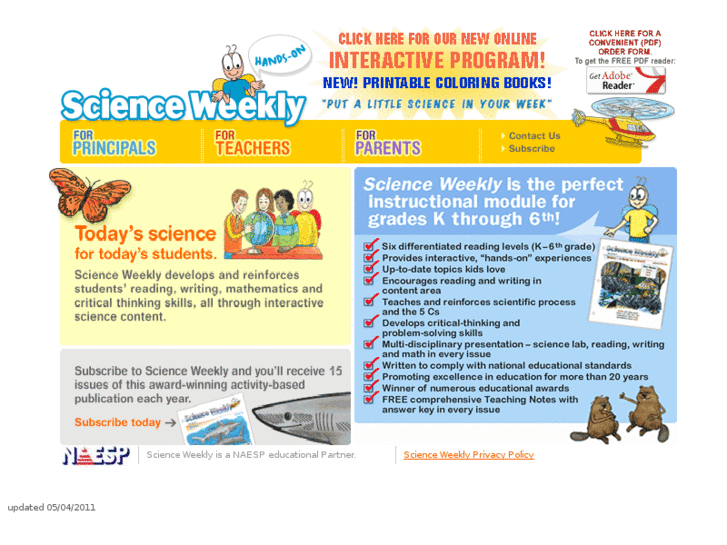 www.scienceweekly.com