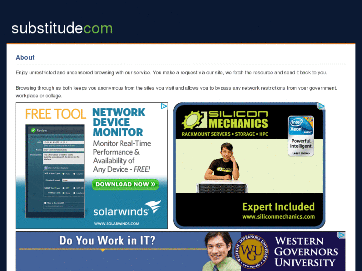 www.substitude.com