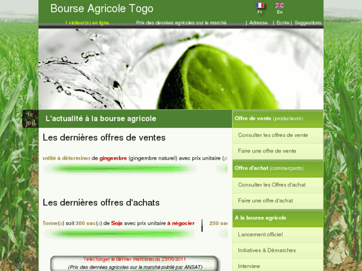 www.bourseagricoletogo.com