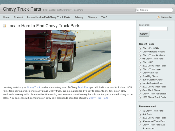 www.chevytruckparts.info