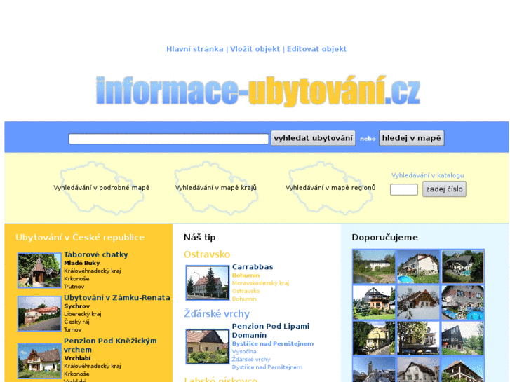 www.informace-ubytovani.cz
