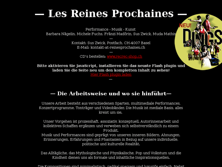 www.reinesprochaines.ch