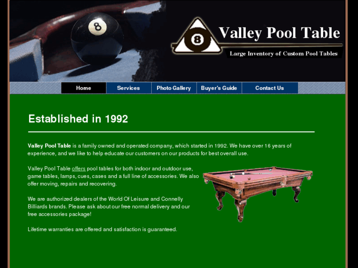www.sfvalleypooltables.com