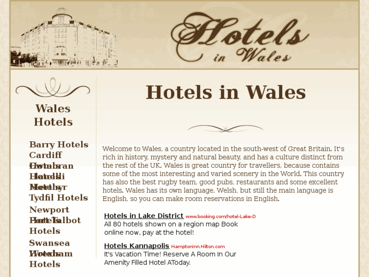 www.waleshotels.info