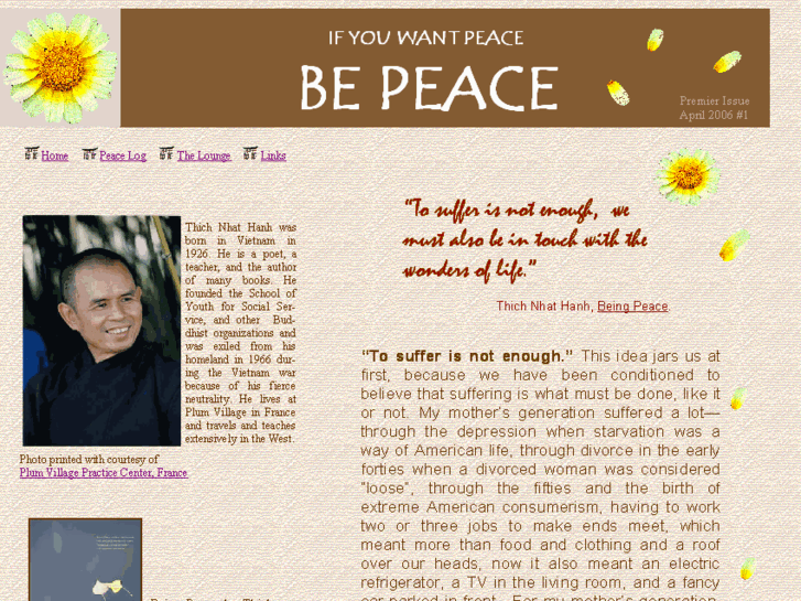 www.bepeace.net