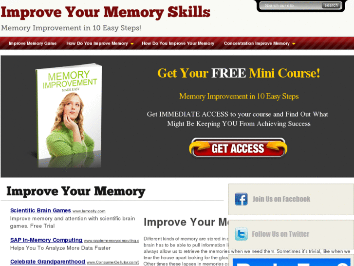 www.improvememoryskills.net