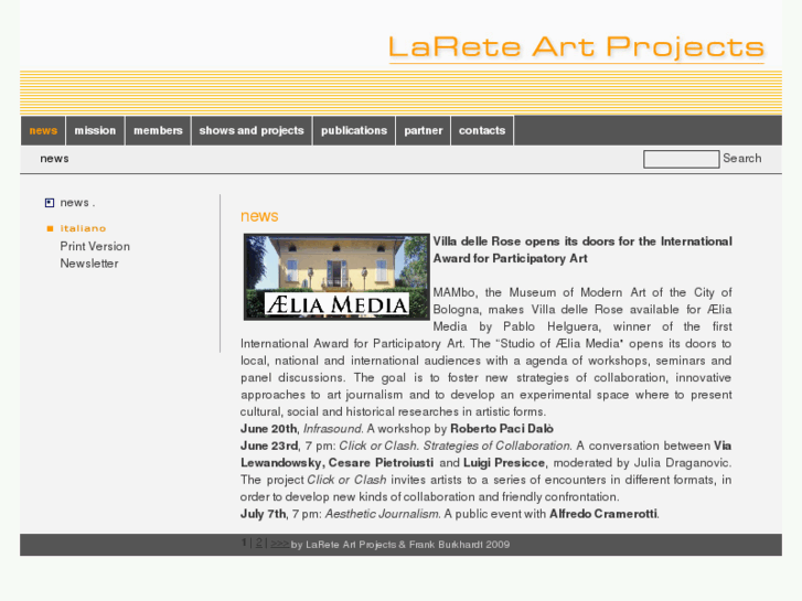 www.larete-artprojects.net