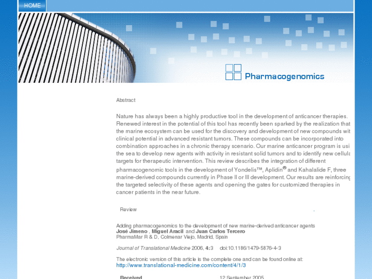 www.pharmacogenomic.info