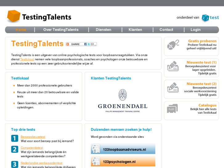 www.testingtalents.nl