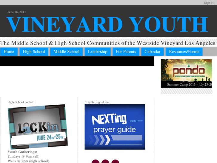 www.westsidevineyardyouth.com