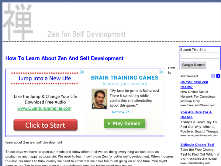 www.zenselfdevelopment.com