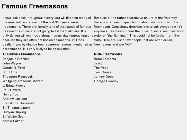 www.famousfreemason.com