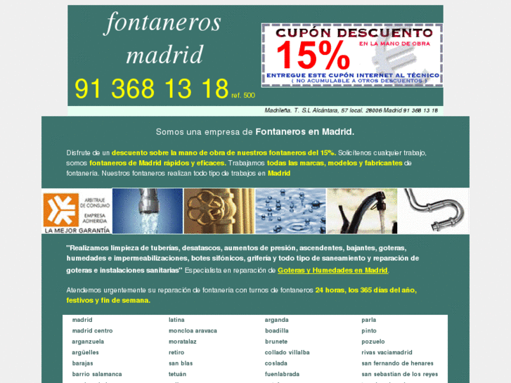 www.fontanerosdemadrid.net