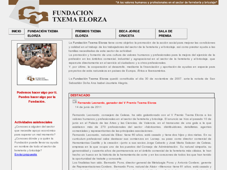 www.fundaciontxemaelorza.com