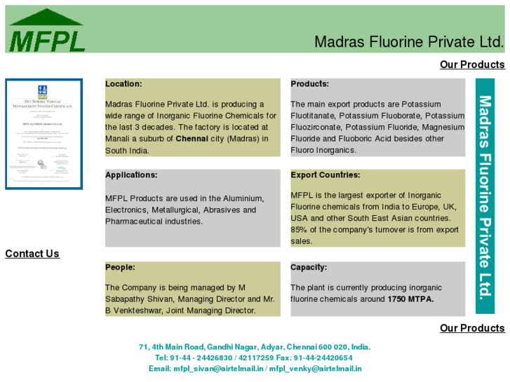 www.mfplfluorine.co.in