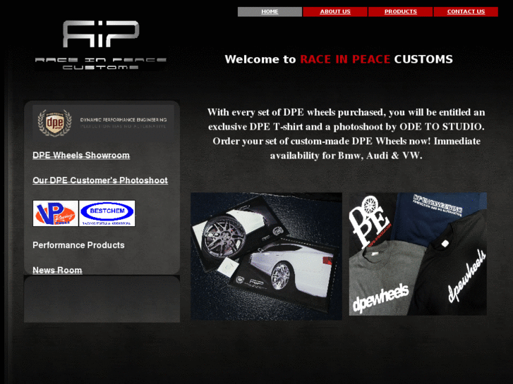 www.raceinpeacecustoms.com