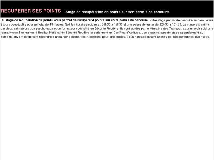 www.recuperer-ses-points.com