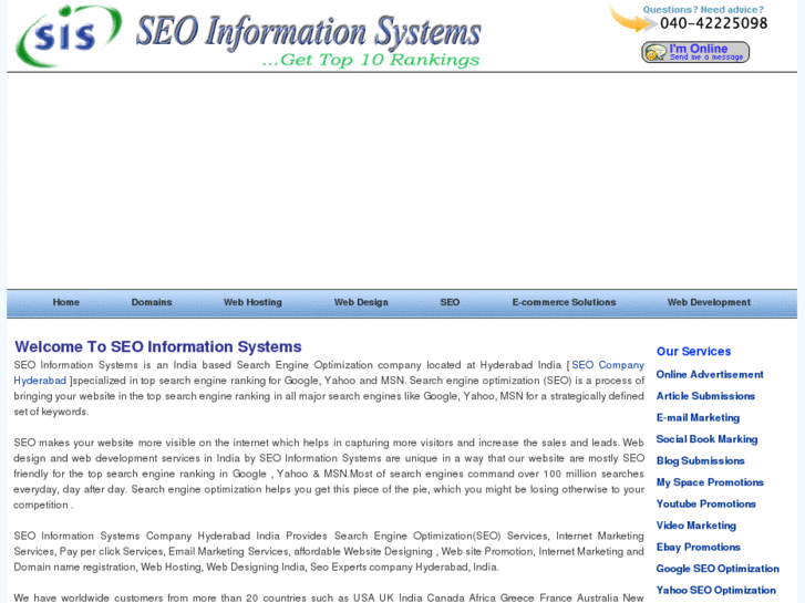 www.seoinformationsystems.com