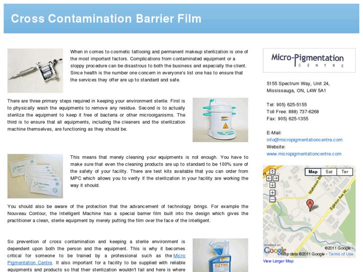 www.crosscontaminationbarrierfilm.com