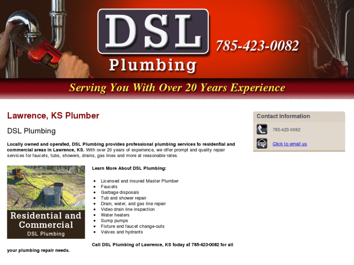 www.dslplumbinglawrenceks.com