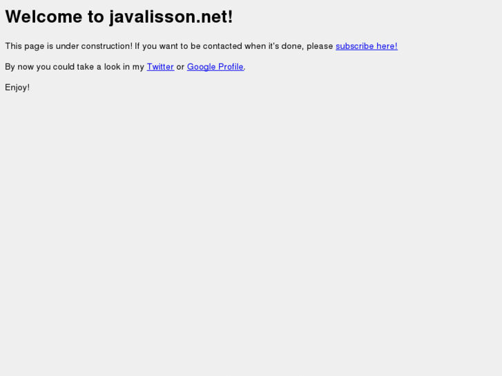 www.javalisson.net