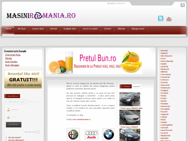 www.masiniromania.ro