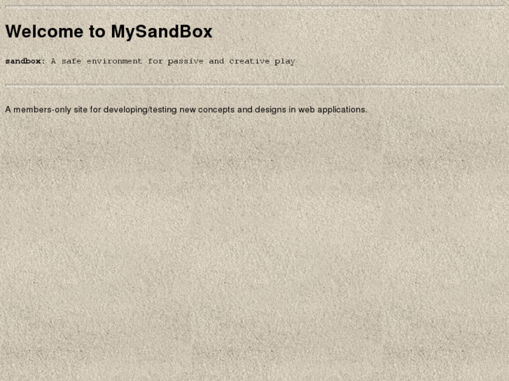 www.mysandbox.org