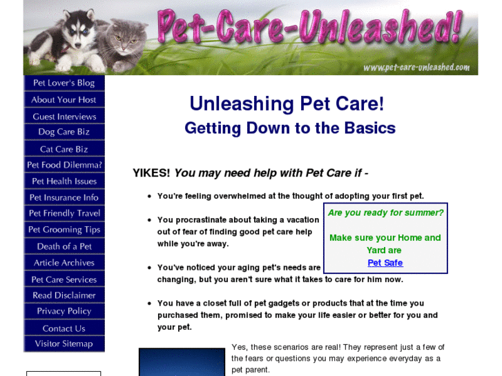 www.petcare-unleashed.com