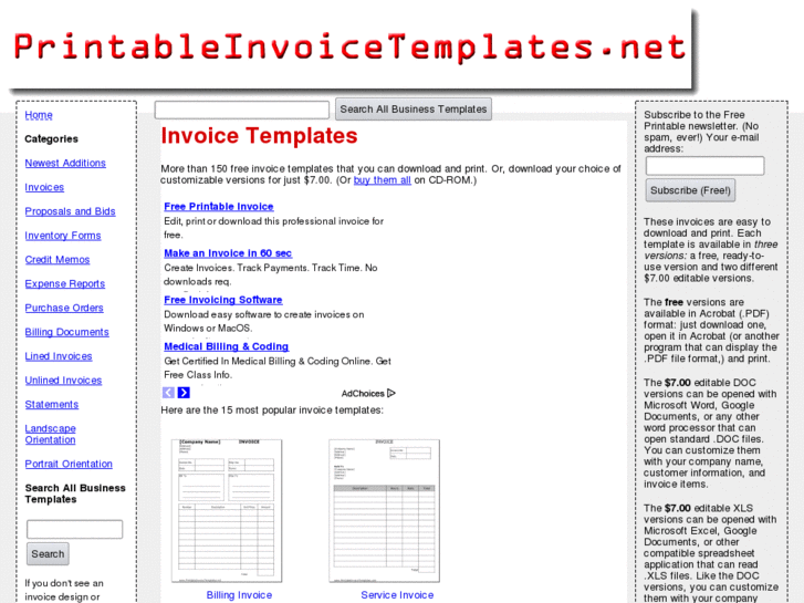 www.printableinvoicetemplates.net
