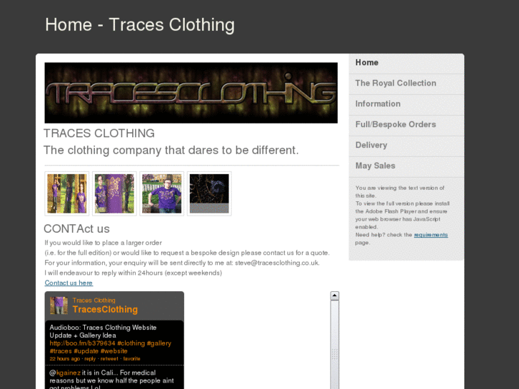 www.tracesclothing.com