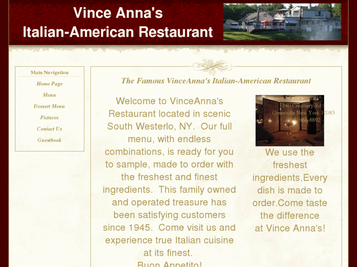 www.vinceannasrestaurant.com