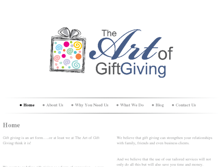 www.artofgiftgiving.org