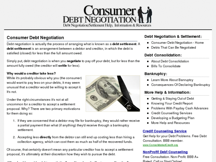 www.consumerdebtnegotiation.net