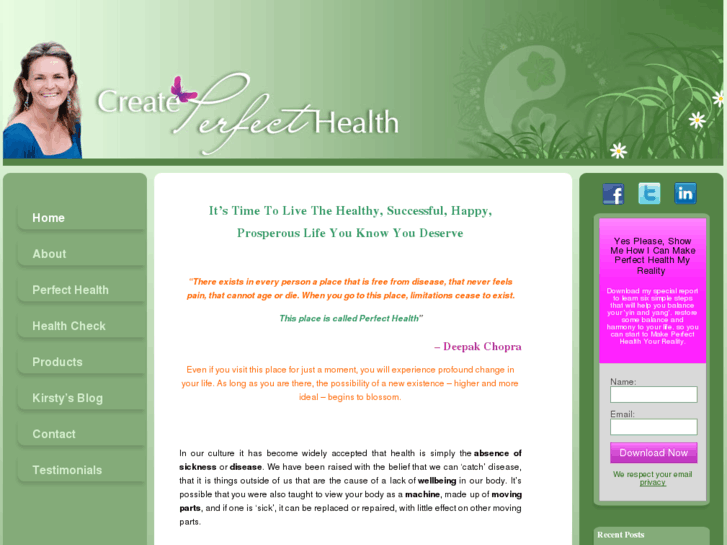 www.createperfecthealthnow.com