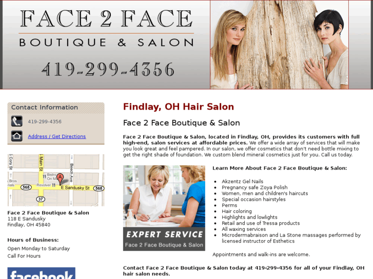 www.face2facesalon.com