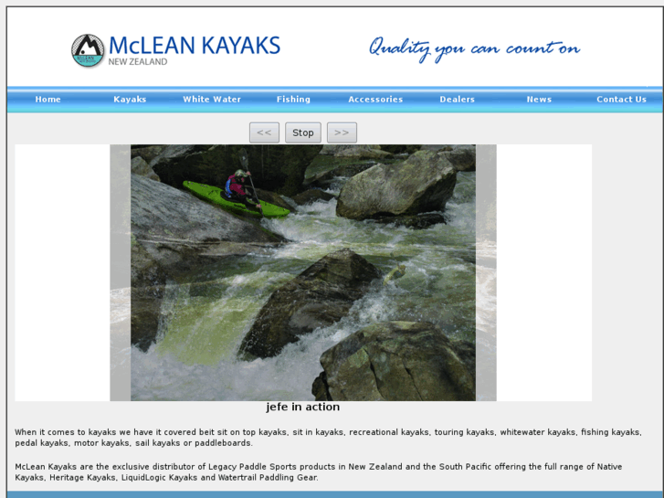 www.mcleankayaks.co.nz