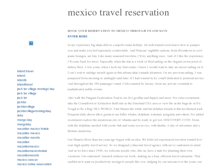 www.mexico-travel-reservation.com