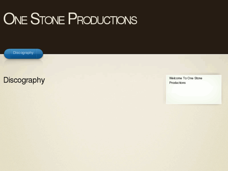 www.onestoneproductions.com