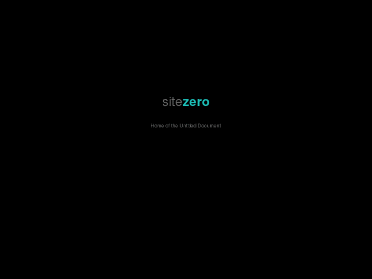 www.sitezero.net