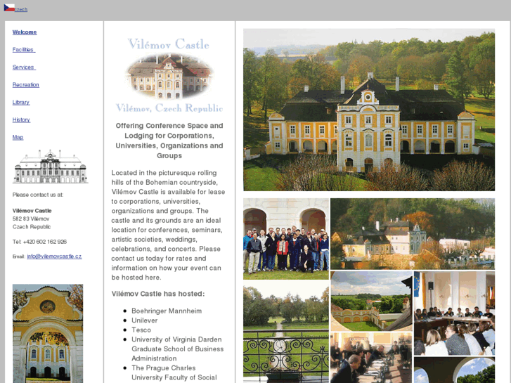 www.vilemovcastle.cz