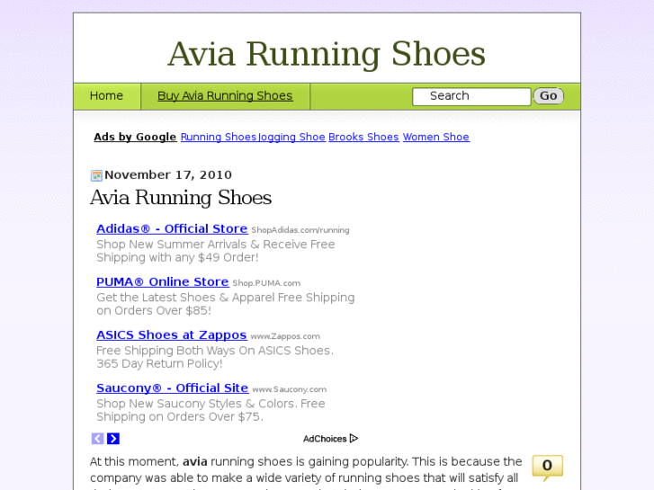 www.aviarunningshoes.com